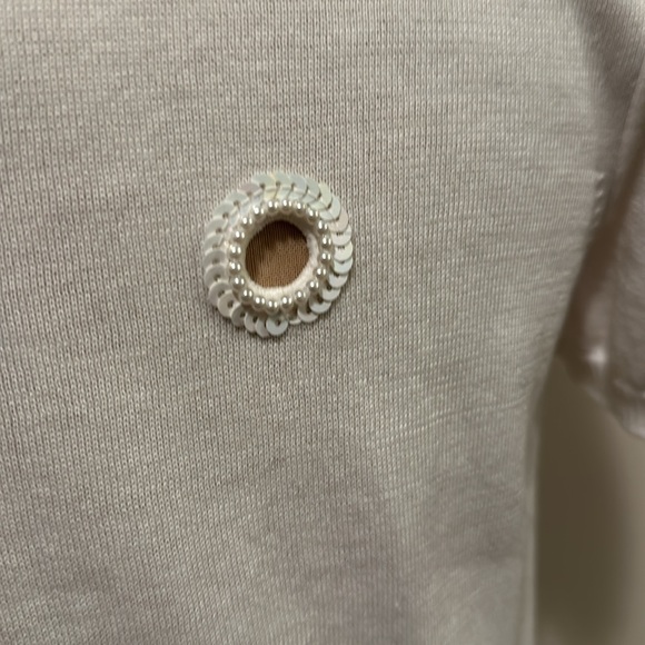 CHANEL White Crew Neck Sweater - Picture 8 of 13
